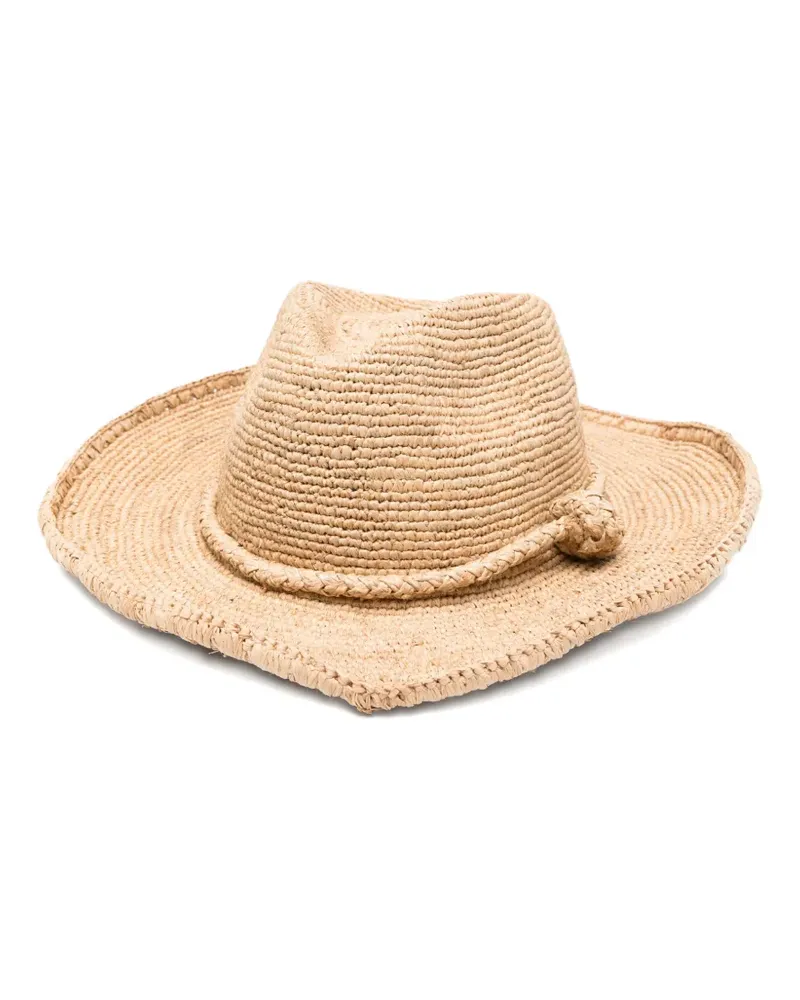 IBELIV Gewebter Rodeo Hut - Nude Nude