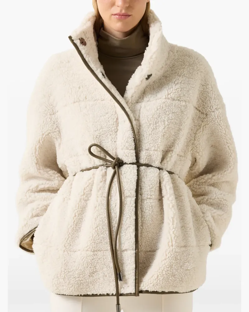 Bogner Kimberly Jacke in Teddy-Optik - Nude Nude