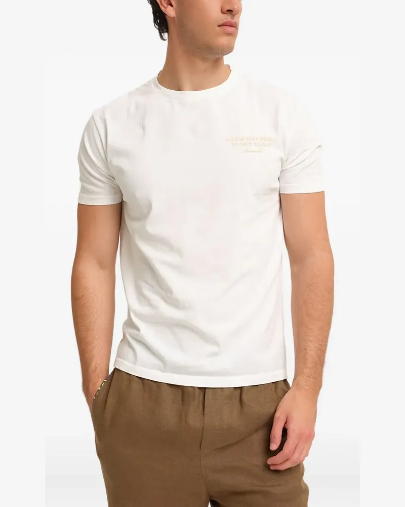 PENINSULA graphic-print T-shirt - Weiß Weiß