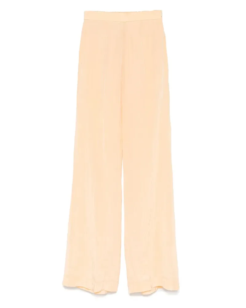 forte_forte Ausgestellte Satinhose - Gelb Gelb