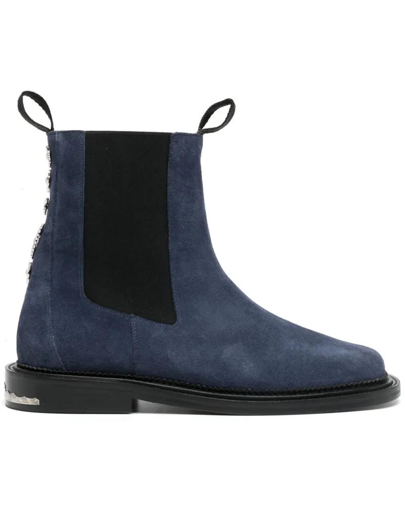 Toga Stiefel mit Nieten Blau