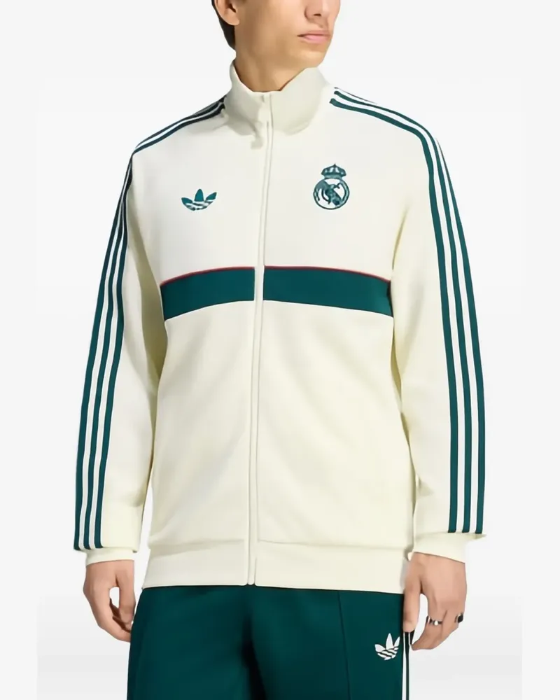 adidas Real Madrid Jacke mit Logo-Stickerei - Nude Nude