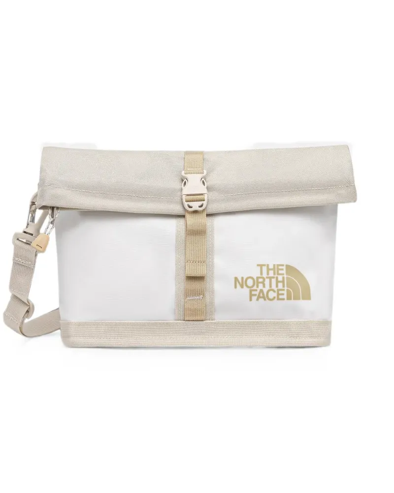 The North Face Base Camp logo-print buckle-fastening shoulder bag - Weiß Weiß