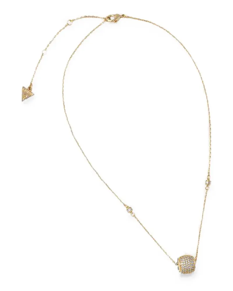 Guess Essenza crystal-embellished necklace - Gold Gold