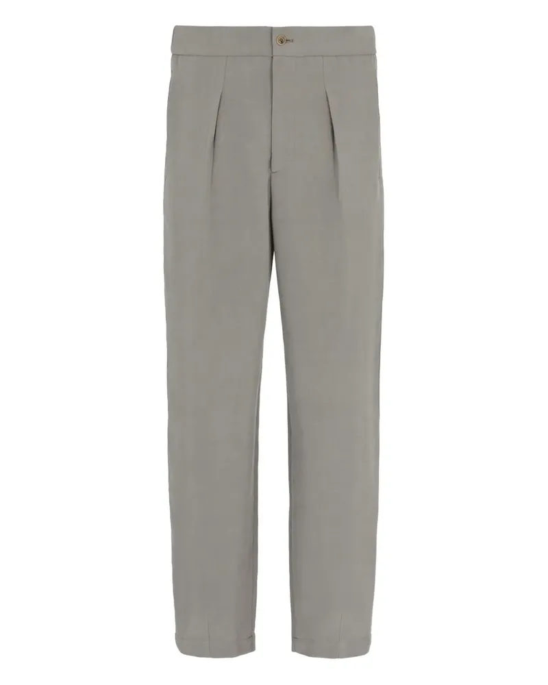 Giorgio Armani Hose mit Falten - Grün Grün