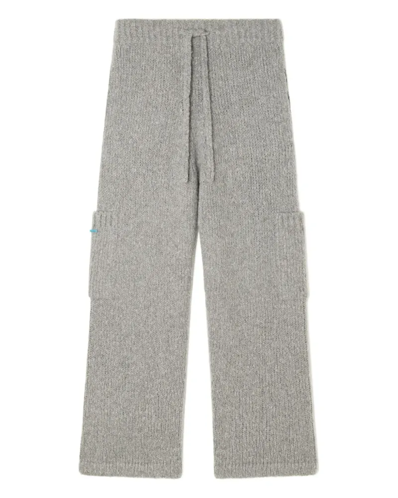 Alanui Gestrickte Hose mit Kordelzug - Grau Grau