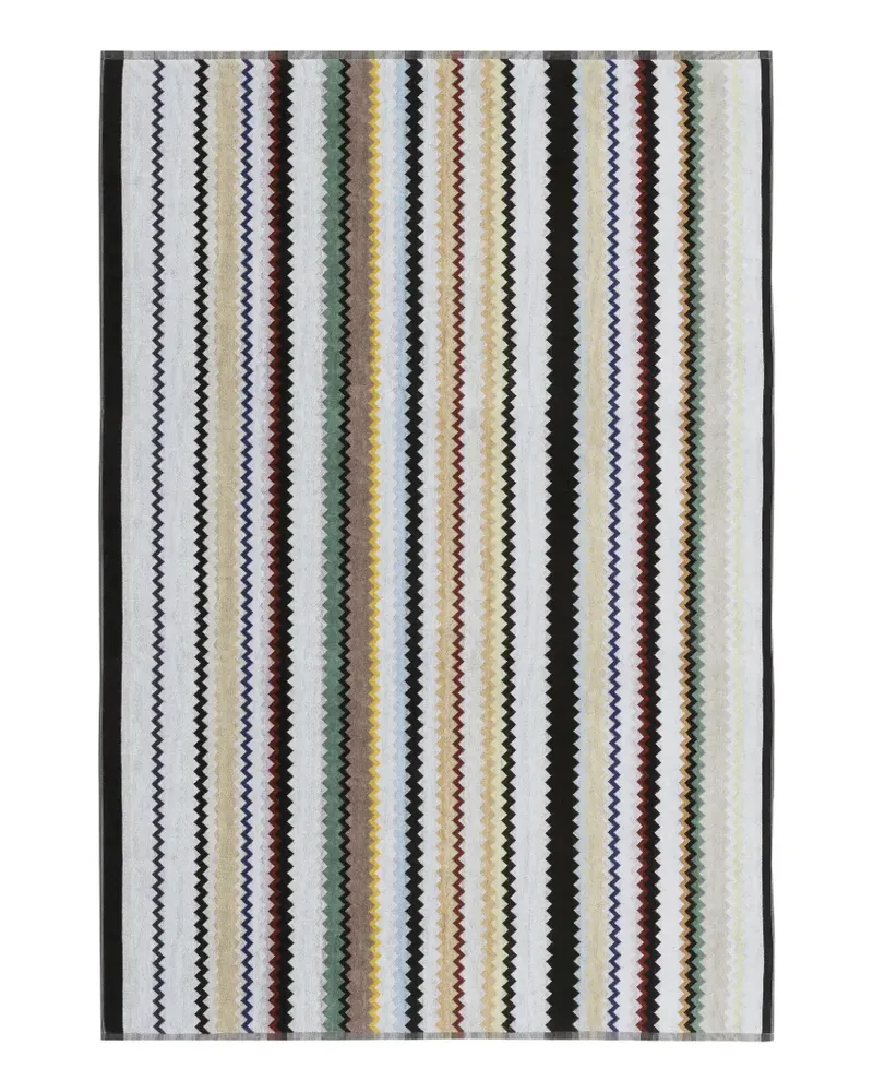 Missoni Home Best zigzag-knit beach towel - Weiß Weiß