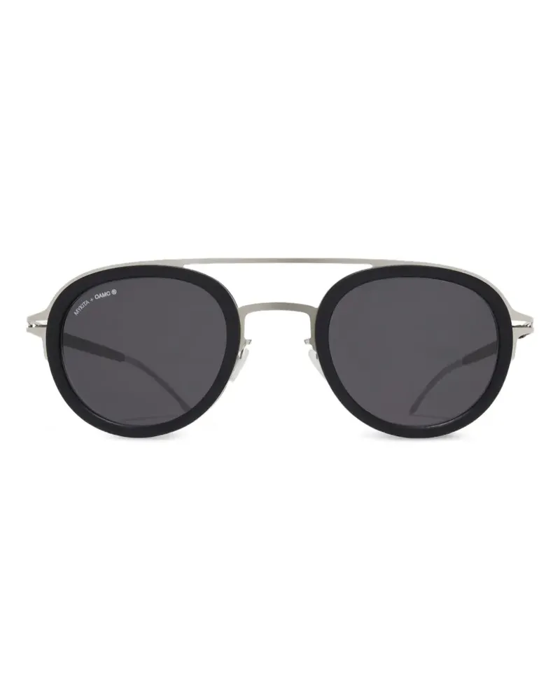Mykita Grunt Sonnenbrille mit rundem Gestell - Grau Grau