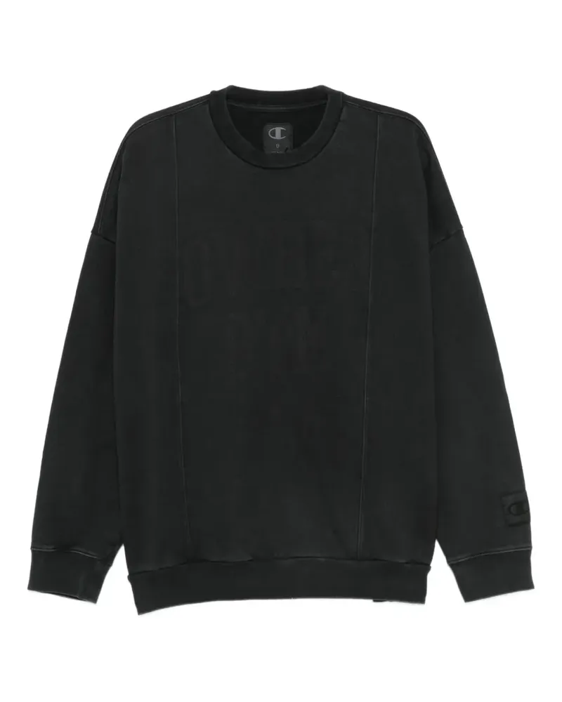 Champion Pullover mit Logo-Print - Schwarz Schwarz