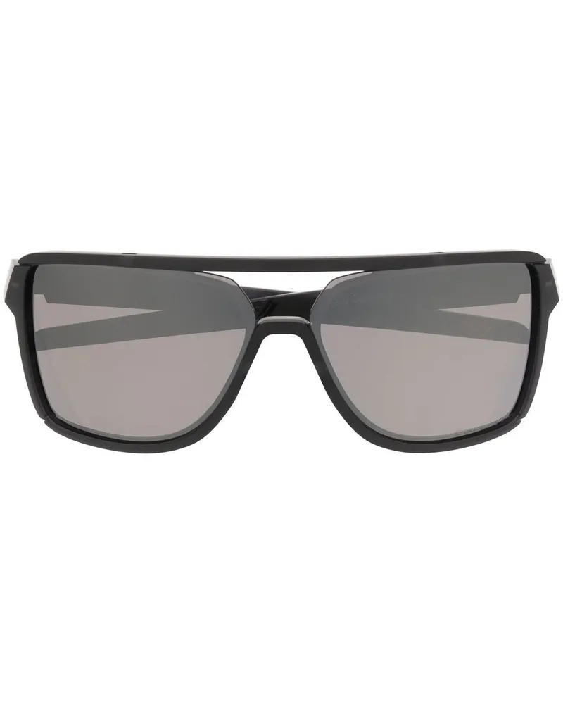 Oakley Castel Sonnenbrille mit Oversized-Gestell - Schwarz Schwarz