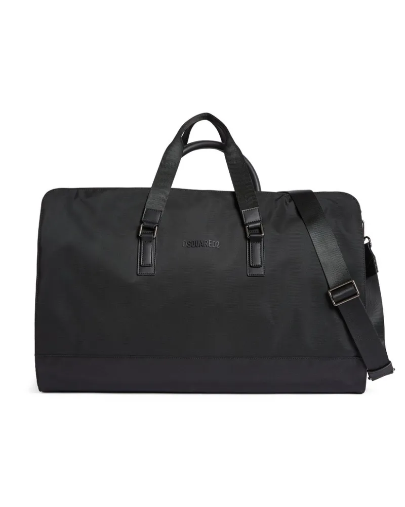Dsquared2 Reisetasche mit vorstehendem Logo - Schwarz Schwarz