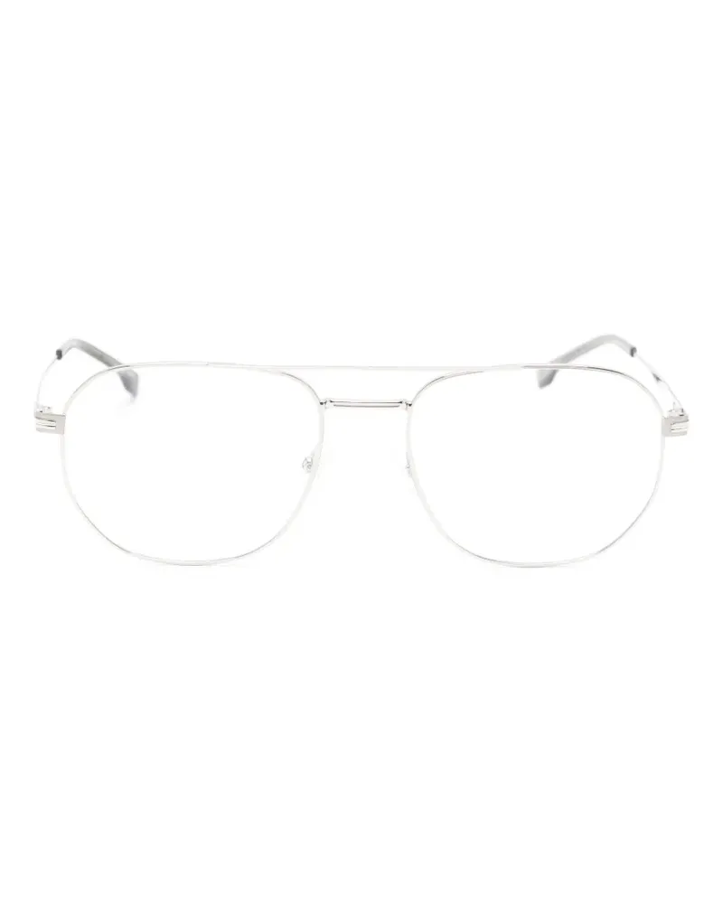 HUGO BOSS Klassische Pilotenbrille - Silber Silber