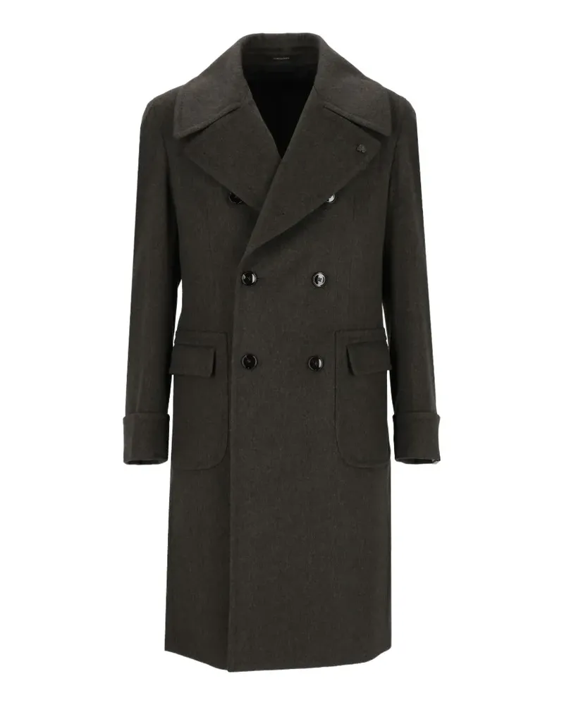 Mauro Grifoni double-breasted wool coat - Grau Grau