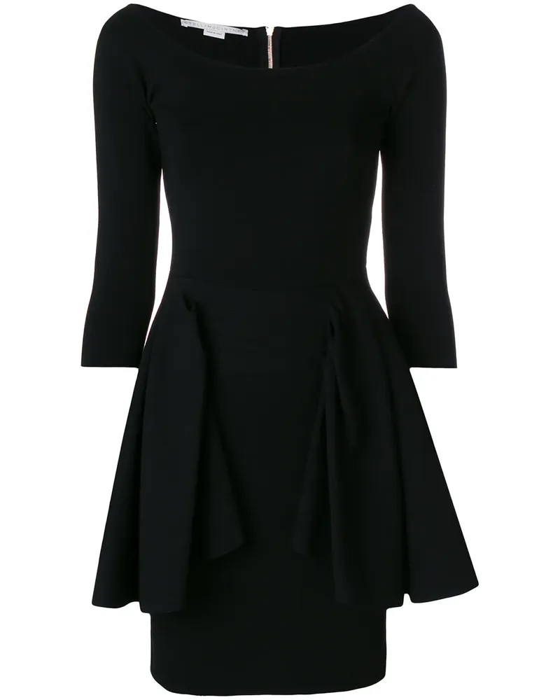 Stella McCartney Kleid mit Rüschen - Schwarz Schwarz