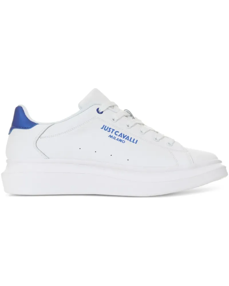 Just Cavalli Sneakers mit Logo-Print - Weiß Weiß