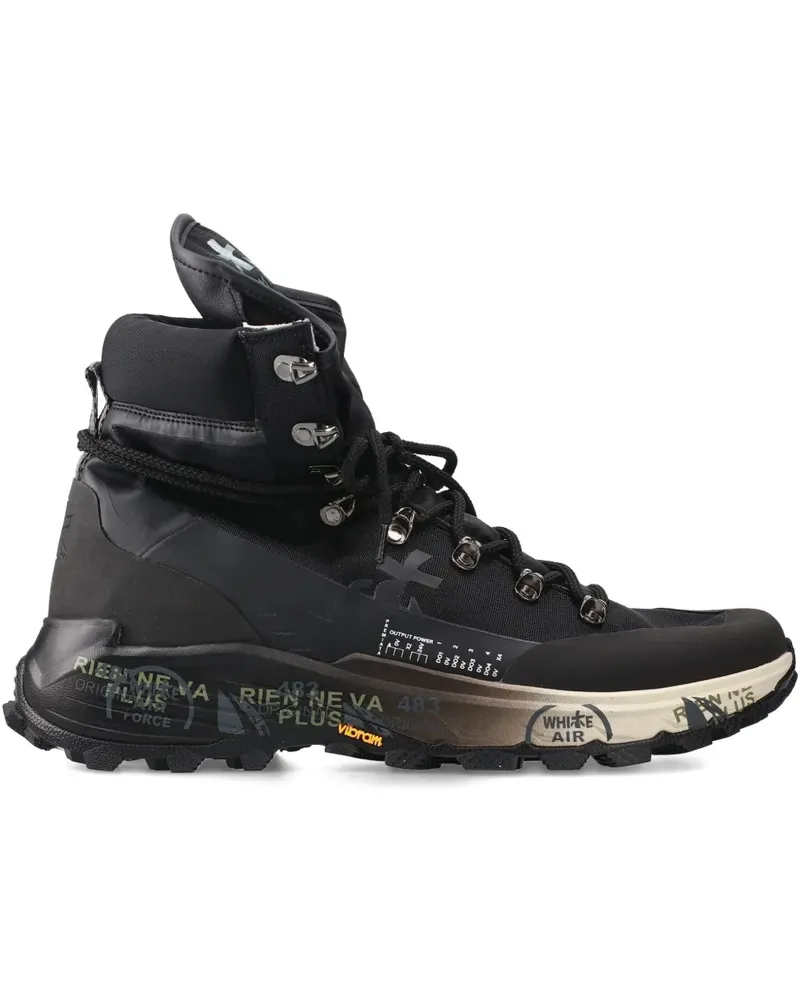 Premiata Midtreck lace-up sneakers - Schwarz Schwarz