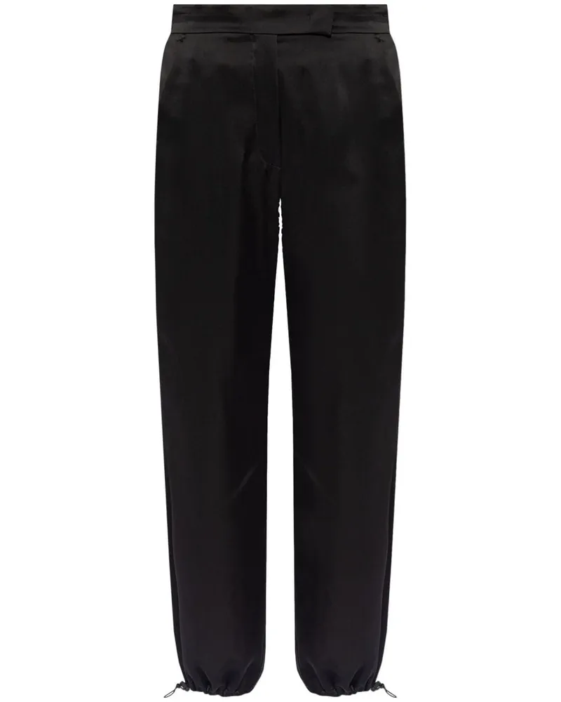 Max Mara Tay Hose mit Tapered-Bein - Schwarz Schwarz