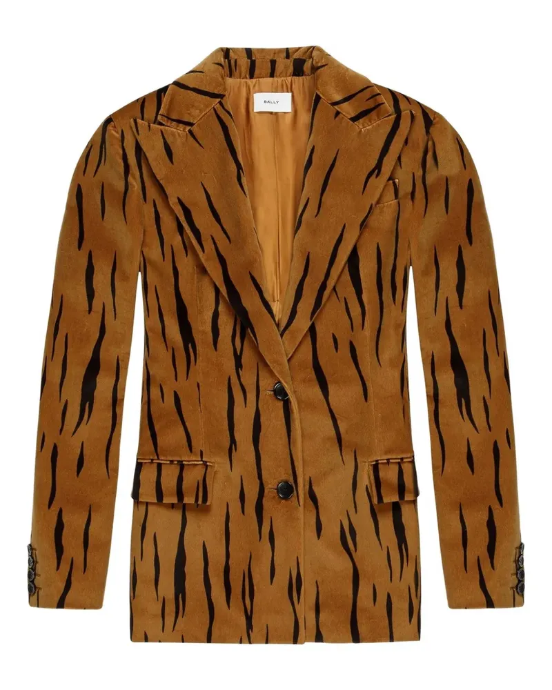 Bally Blazer mit Tiger-Print - Nude Nude