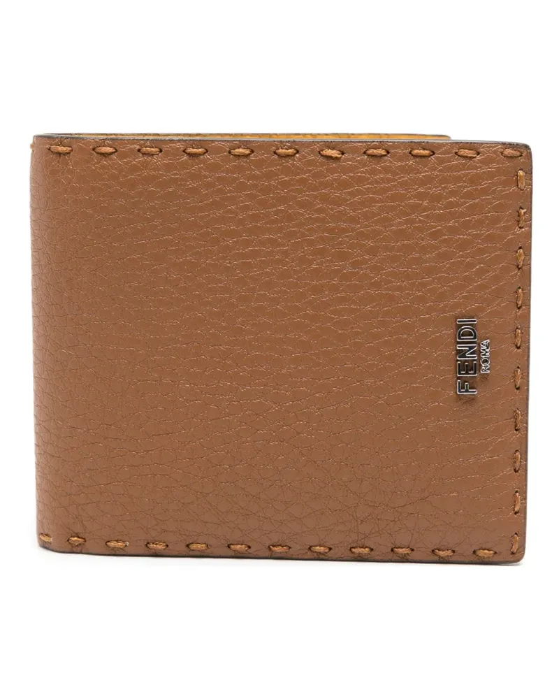 Fendi Selleria stitching wallet - Braun Braun