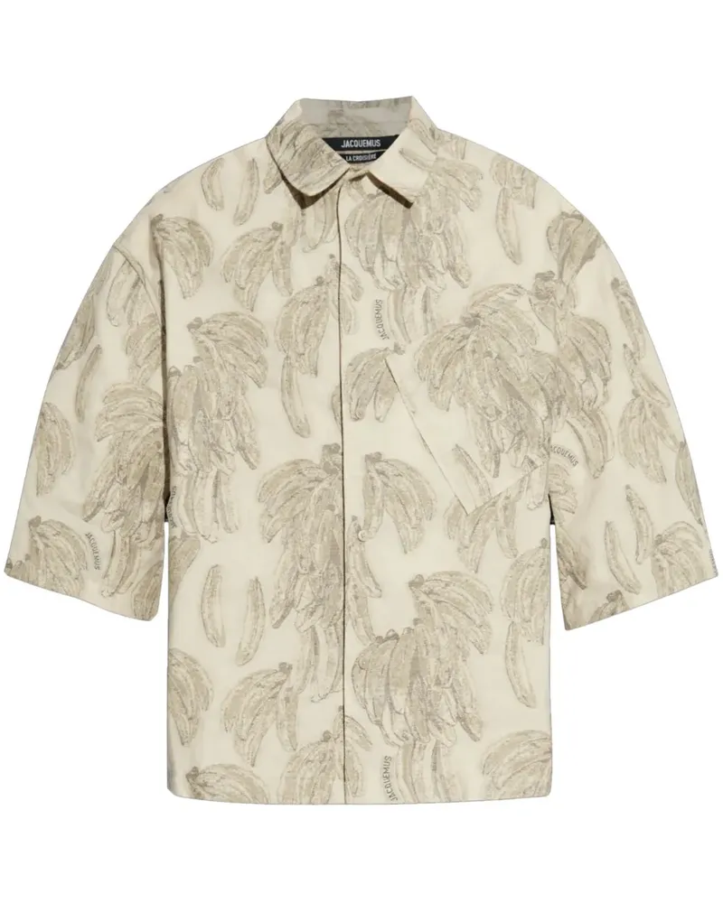 Jacquemus Hemd aus Bananen-Jacquard - Nude Nude