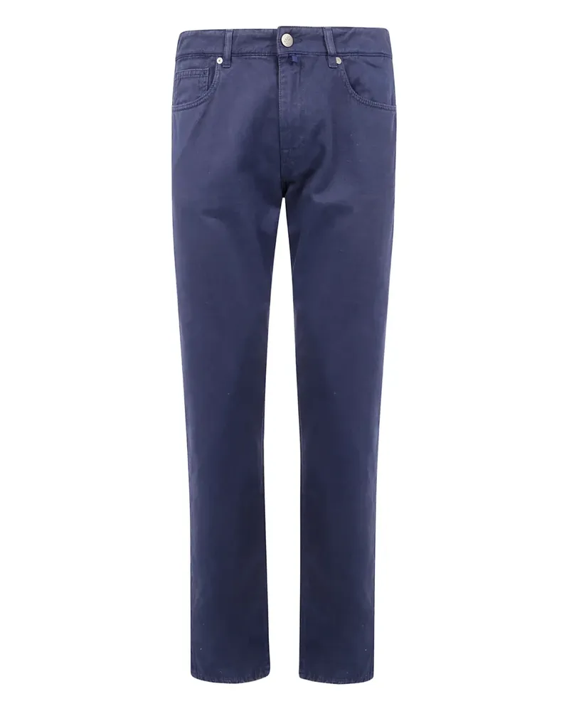 Incotex Five-Pocket-Hose - Blau Blau