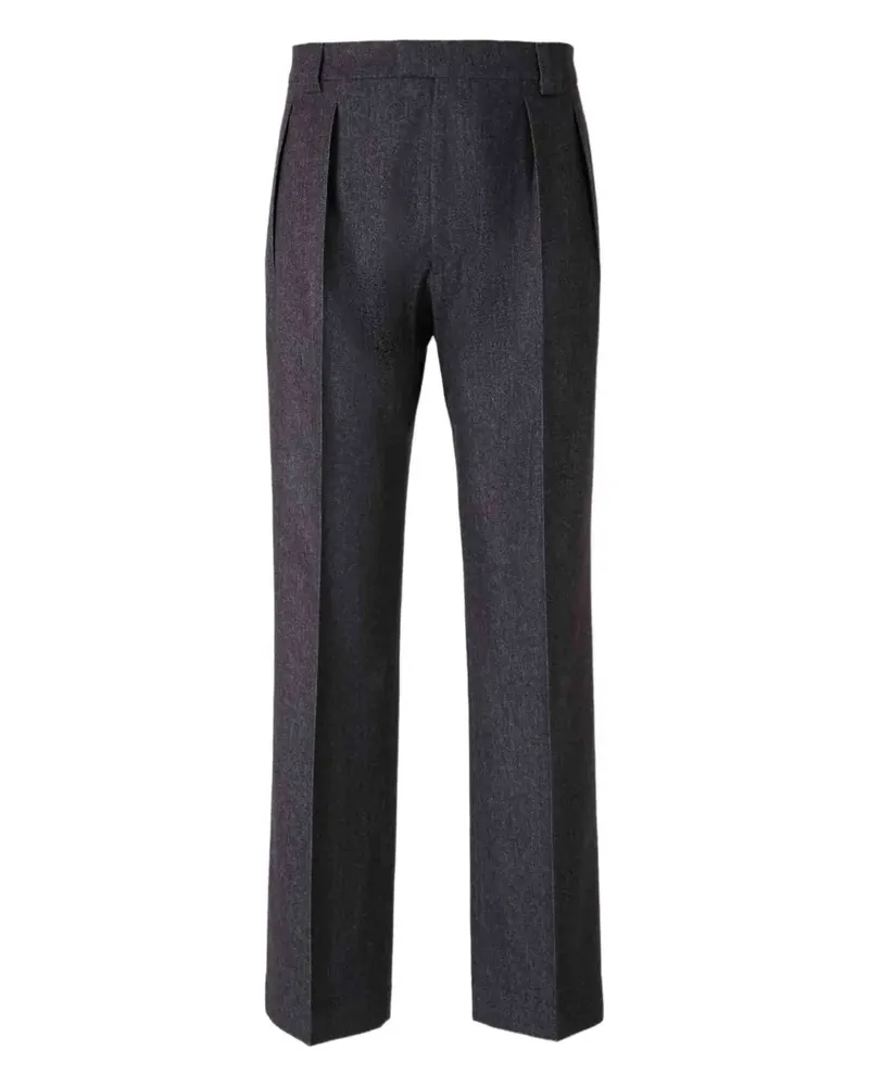 Berwich pressed-crease trousers - Grau Grau