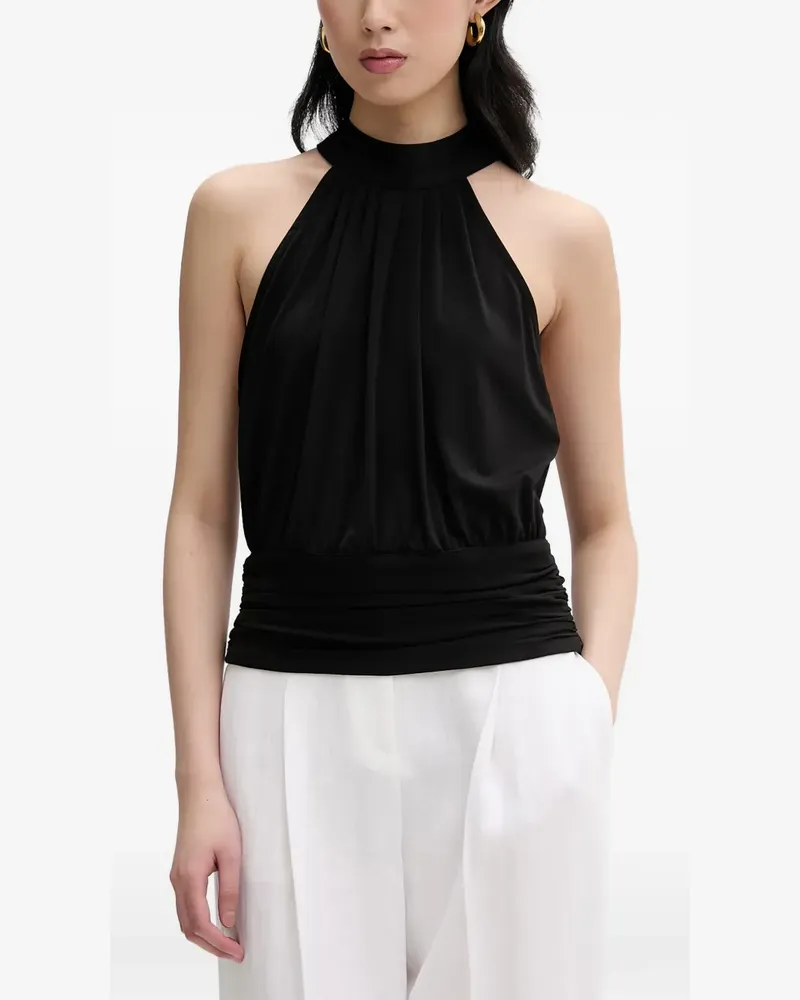 Gestuz GZkadie ruched top - Schwarz Schwarz
