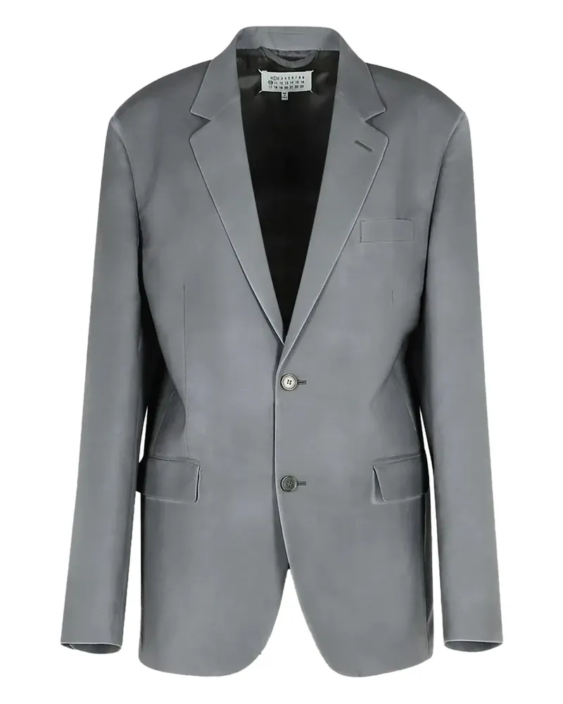 Maison Margiela Einreihiges Sakko - Grau Grau