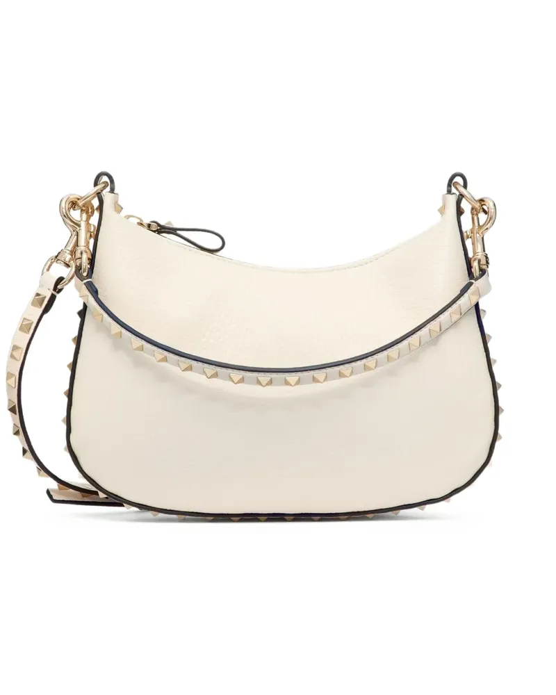 Valentino Garavani Rockstud Schultertasche - Weiß Weiß
