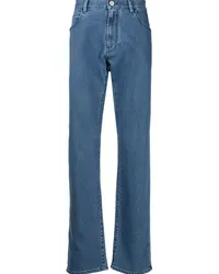 Giorgio Armani Jeans mit geradem Bein Blau