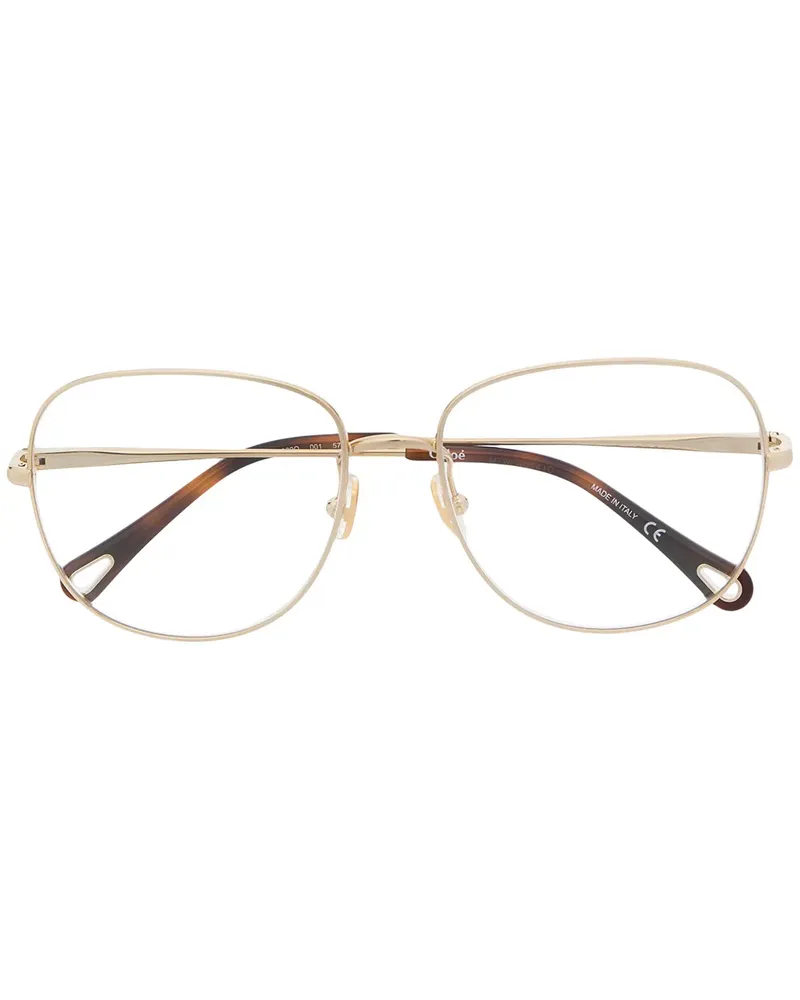 Chloé Brille mit rundem Gestell - Gold Gold