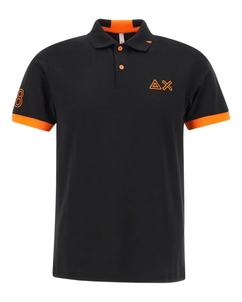 Sun68 Poloshirt aus Jersey - Schwarz Schwarz