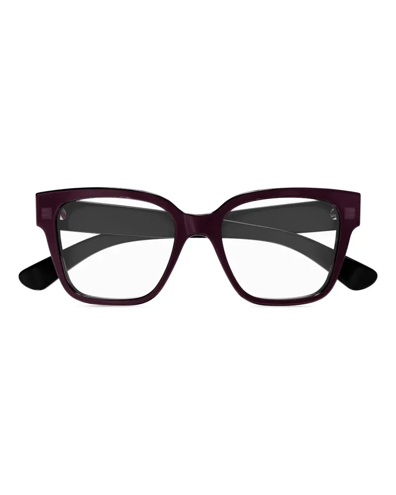 Gucci Brille mit eckigem Gestell - Violett Violett