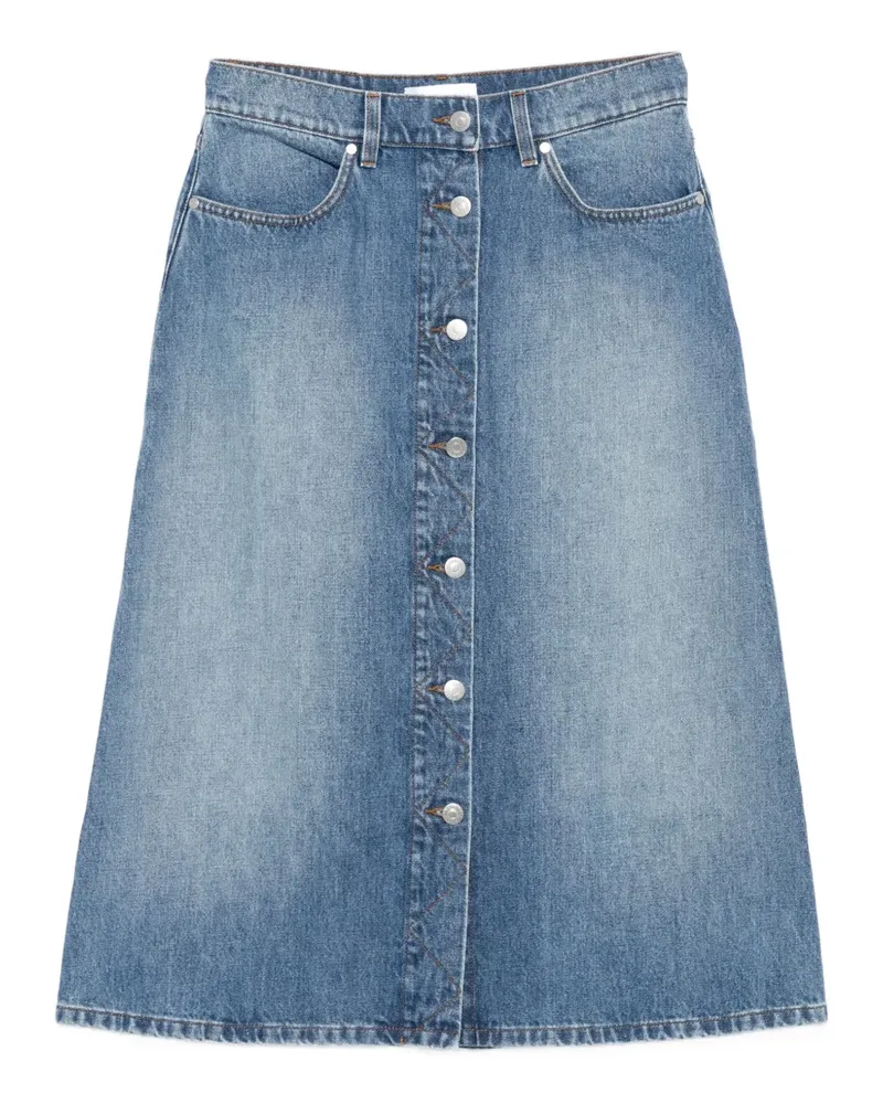Stella McCartney Geknöpfter Jeansrock - Blau Blau