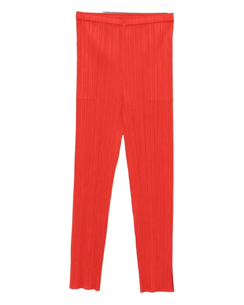 Issey Miyake Gerade July Hose mit Falten - Rot Rot