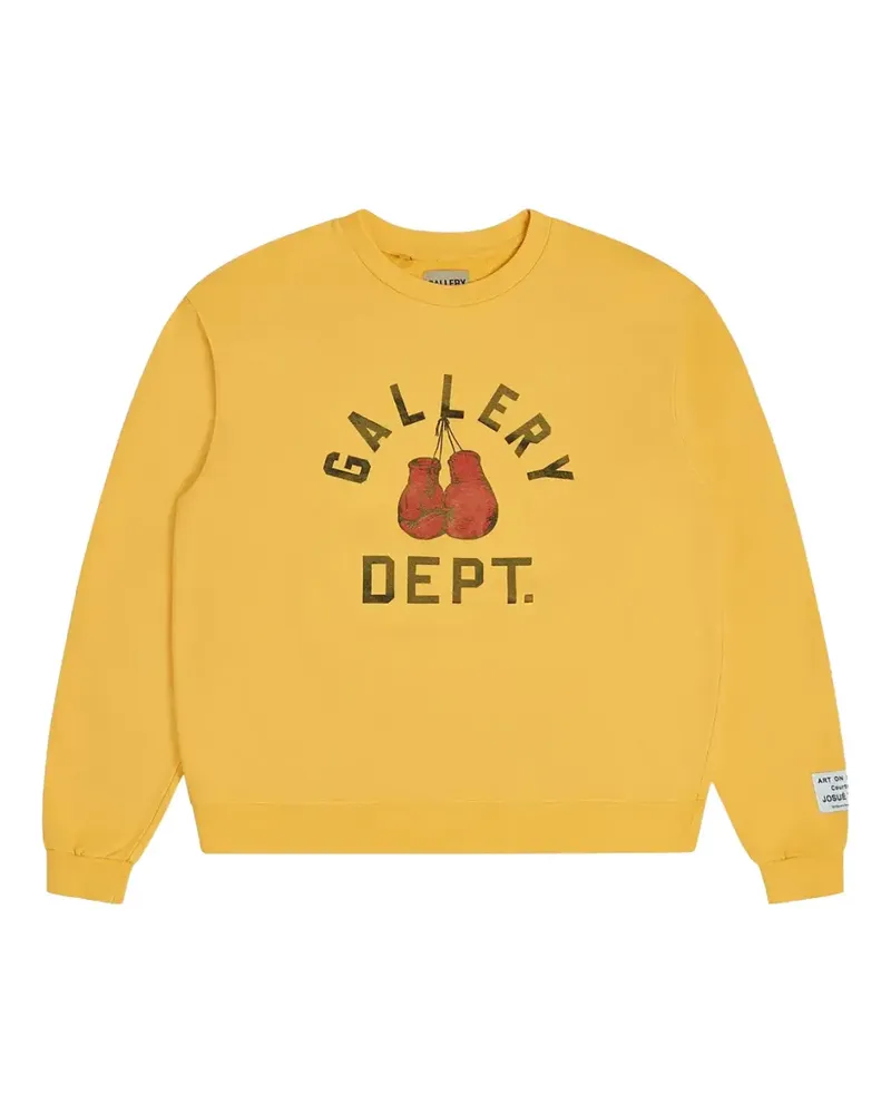 GALLERY DEPT. Sweatshirt mit Logo-Print - Gelb Gelb