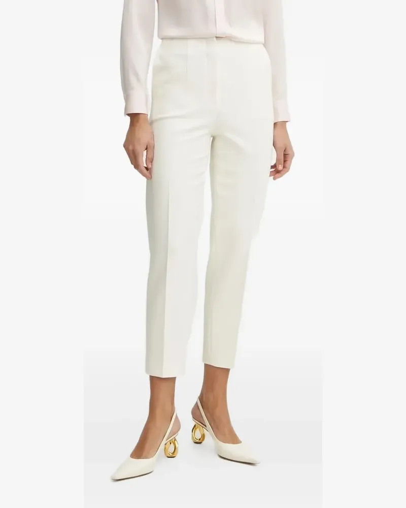 HUGO BOSS Hose mit Falten - Weiß Weiß