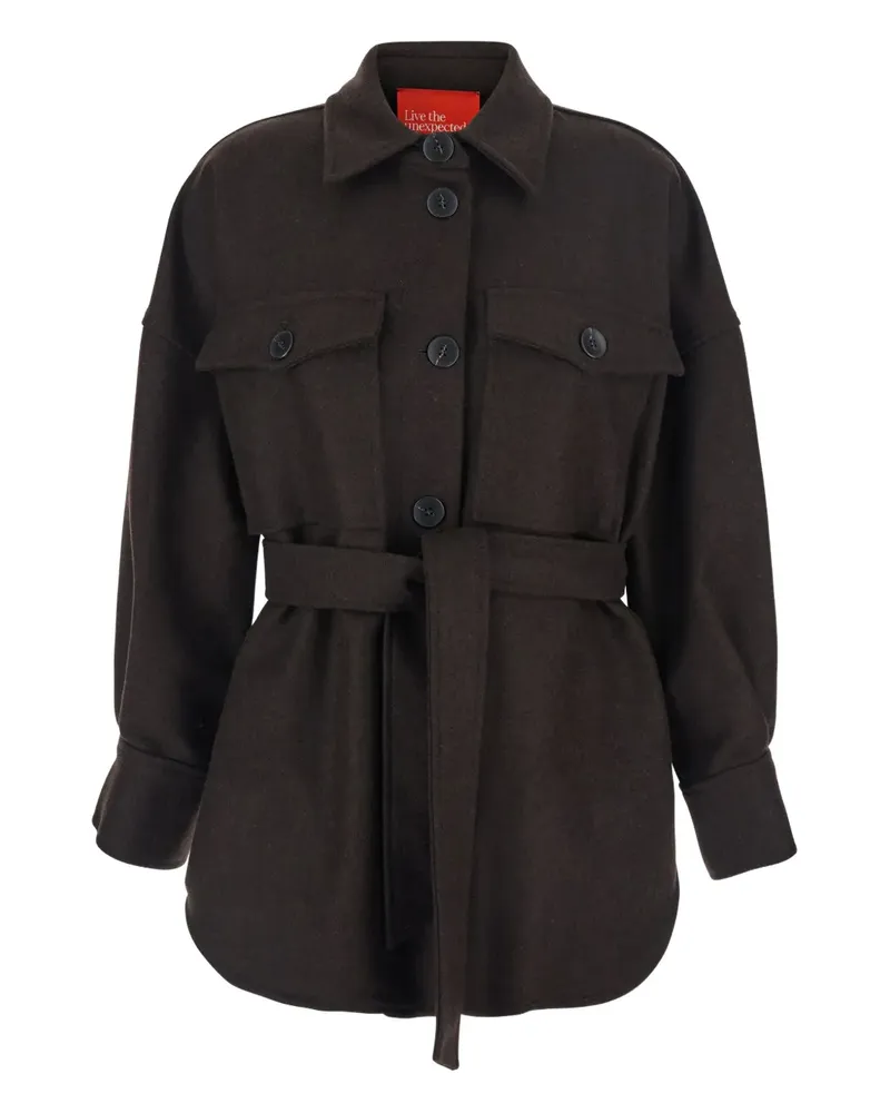 ..,merci Hemdjacke mit Klappentasche - Braun Braun