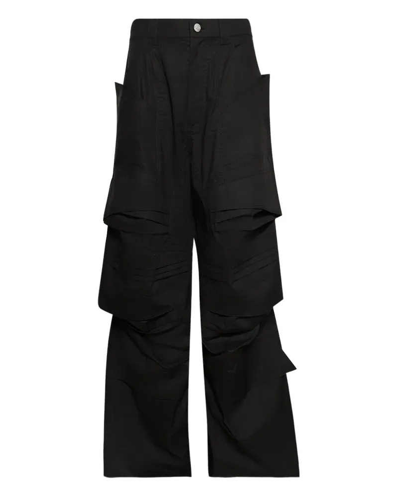 Natasha Zinko Spacesuit Hose im Layering-Look - Schwarz Schwarz