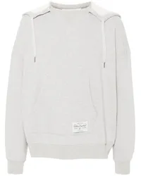 Golden Goose Hoodie mit Print Grau