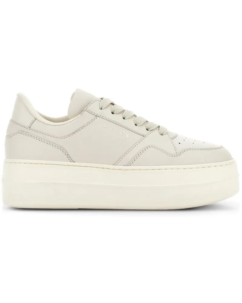 Hogan H670 Flatform-Sneakers - Nude Nude