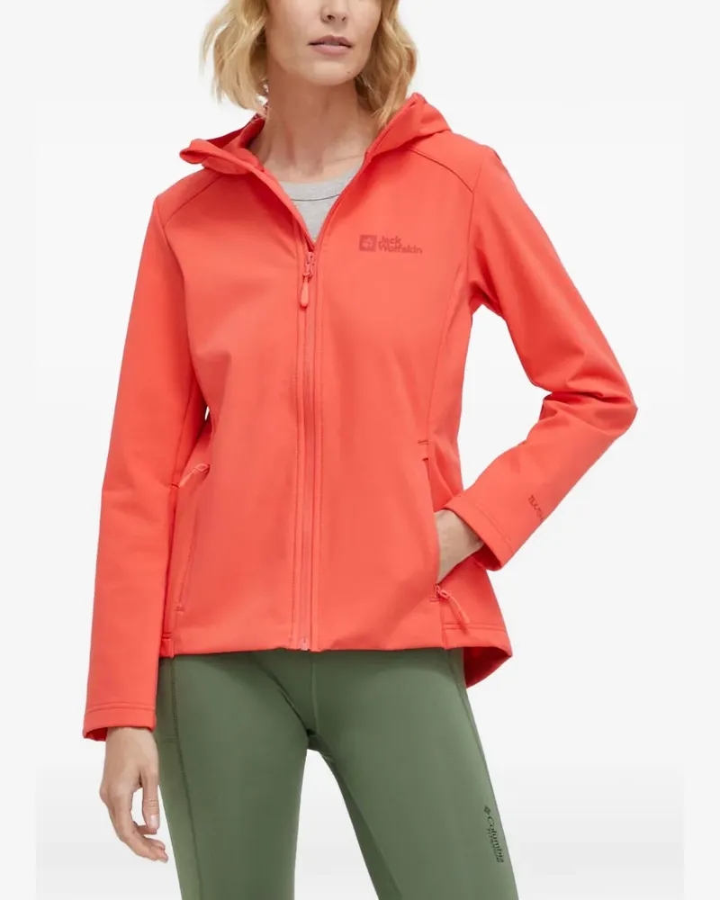 Jack Wolfskin Bornberg hooded zip-up jacket - Orange Orange