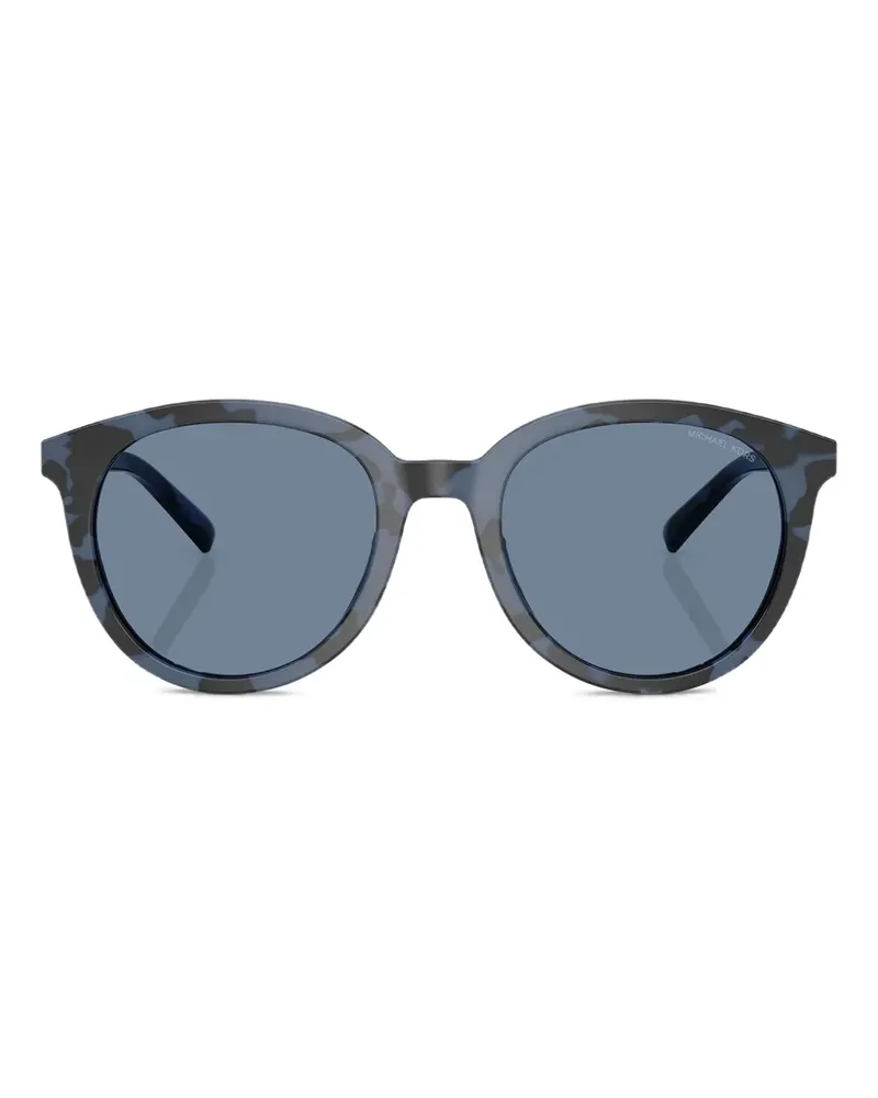 Michael Kors Sonnenbrille mit rundem Gestell - Blau Blau