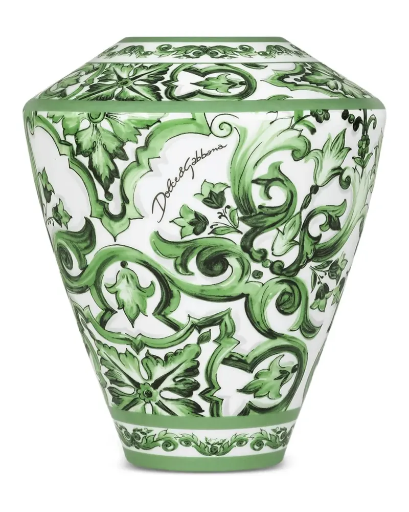 Dolce & Gabbana Kleine Amphora Porzellanvase (20,5cm) - Weiß Weiß