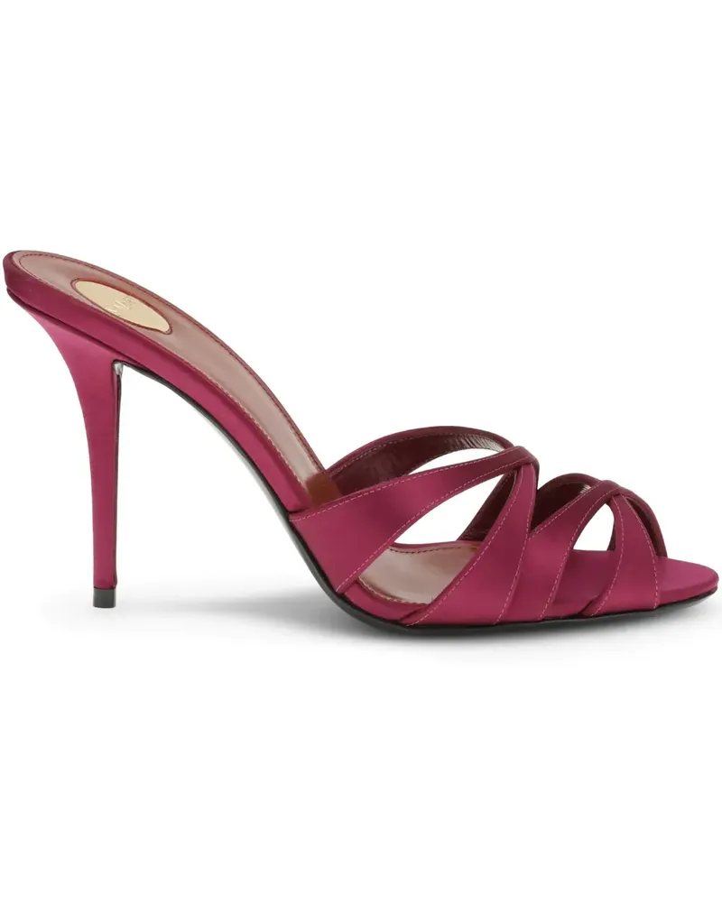 Saint Laurent 95mm Chandelle open-toe strap sandals - Rosa Rosa
