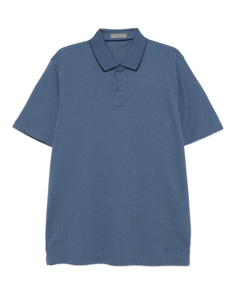 Corneliani Poloshirt mit kurzen Ärmeln - Blau Blau