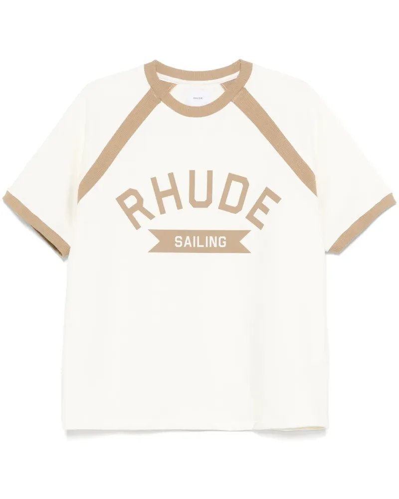 RHUDE Sailing T-Shirt - Nude Nude