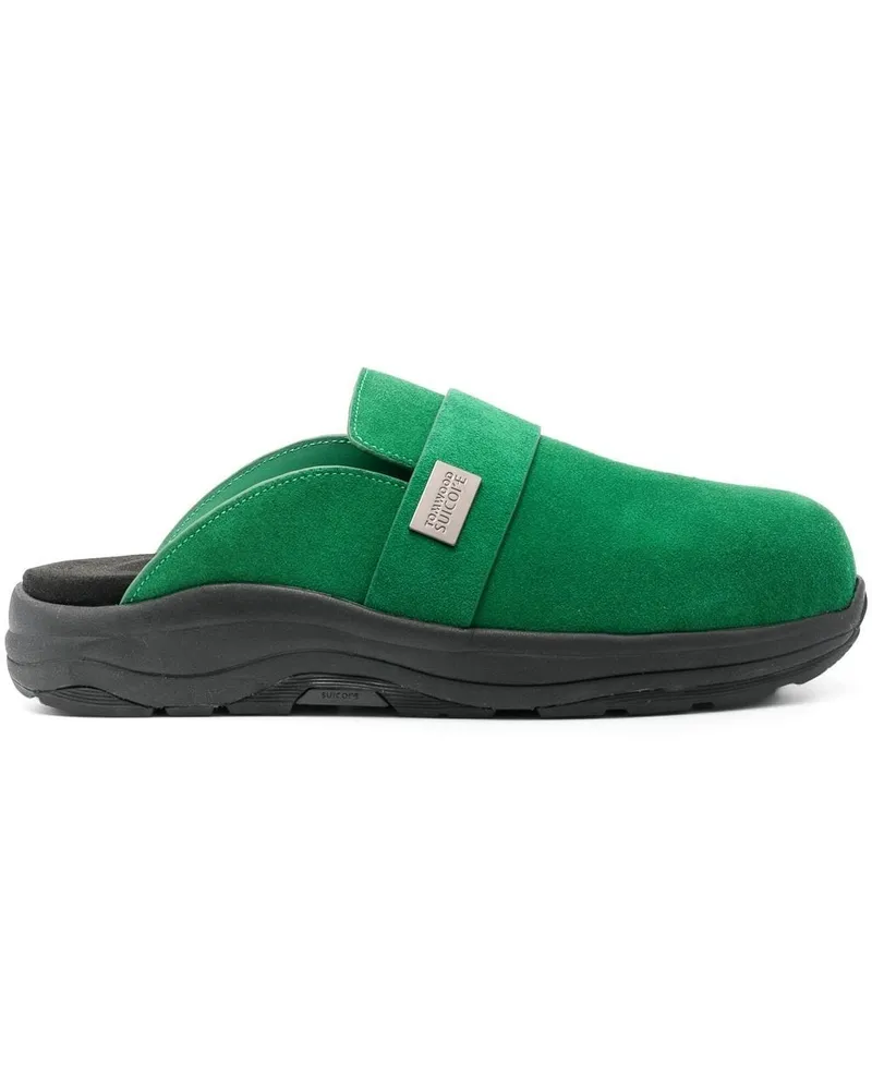 SUICOKE Slipper aus Wildleder - Grün Grün
