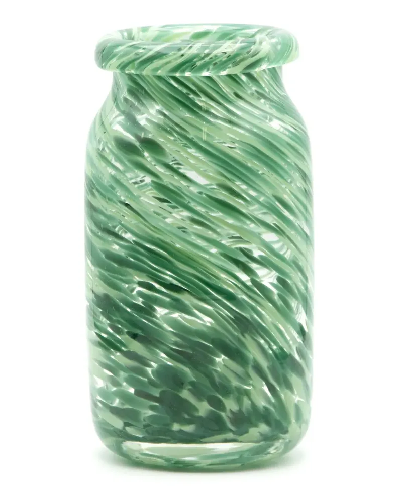 Hay Splash glass vase (11cm) - Grün Grün