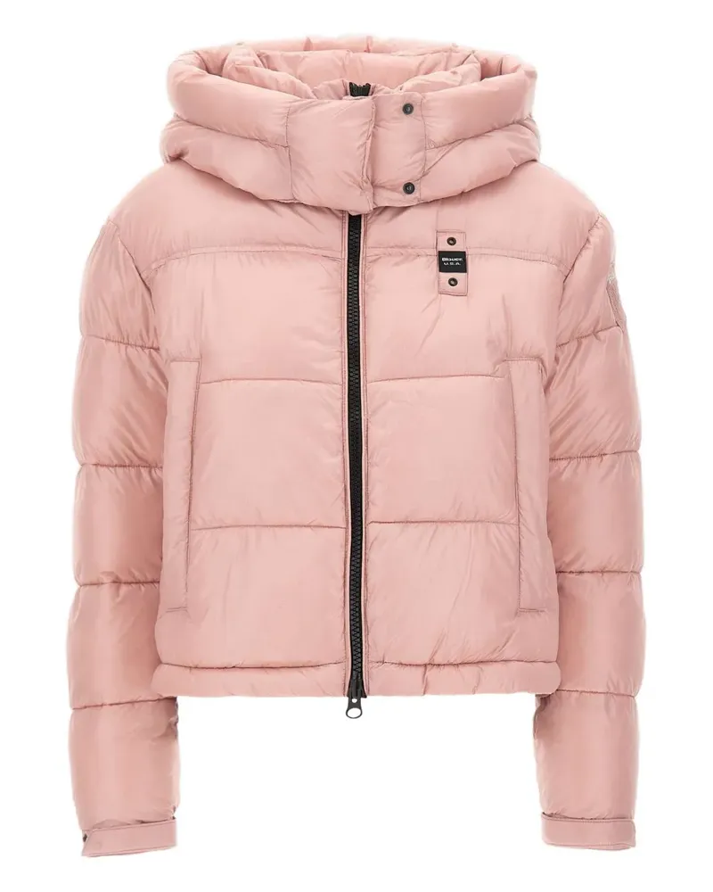 Blauer detachable hood quilted puffer jacket - Rosa Rosa